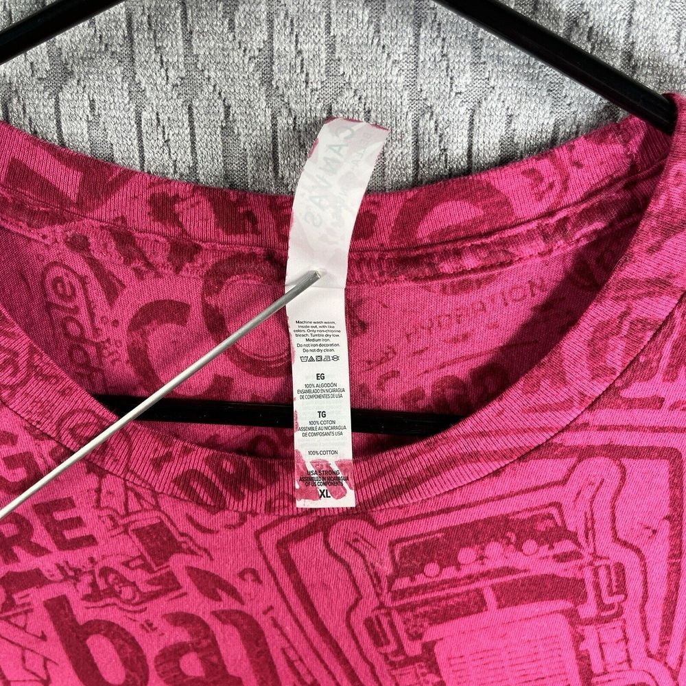 Dr Pepper Keurig All Over Pink Print Driving For A Cure Ribbon Men's shirt(XL)‎ - Picture 8 of 9